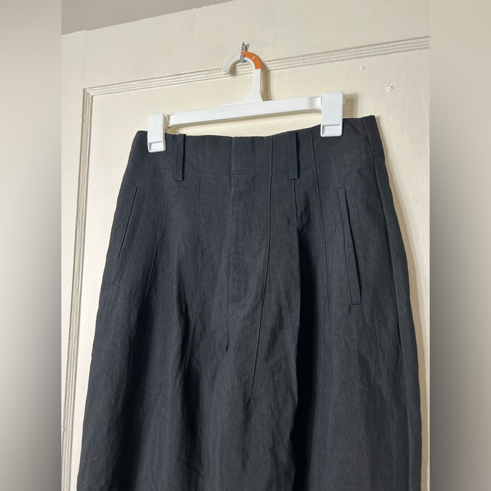 Banana Republic black heritage wide leg utility pant womens 10 NWT - Picture 5 of 10